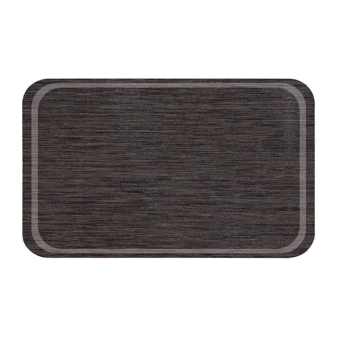 Runder Melamin-Tablett Wenge Euronorm GN 1/1