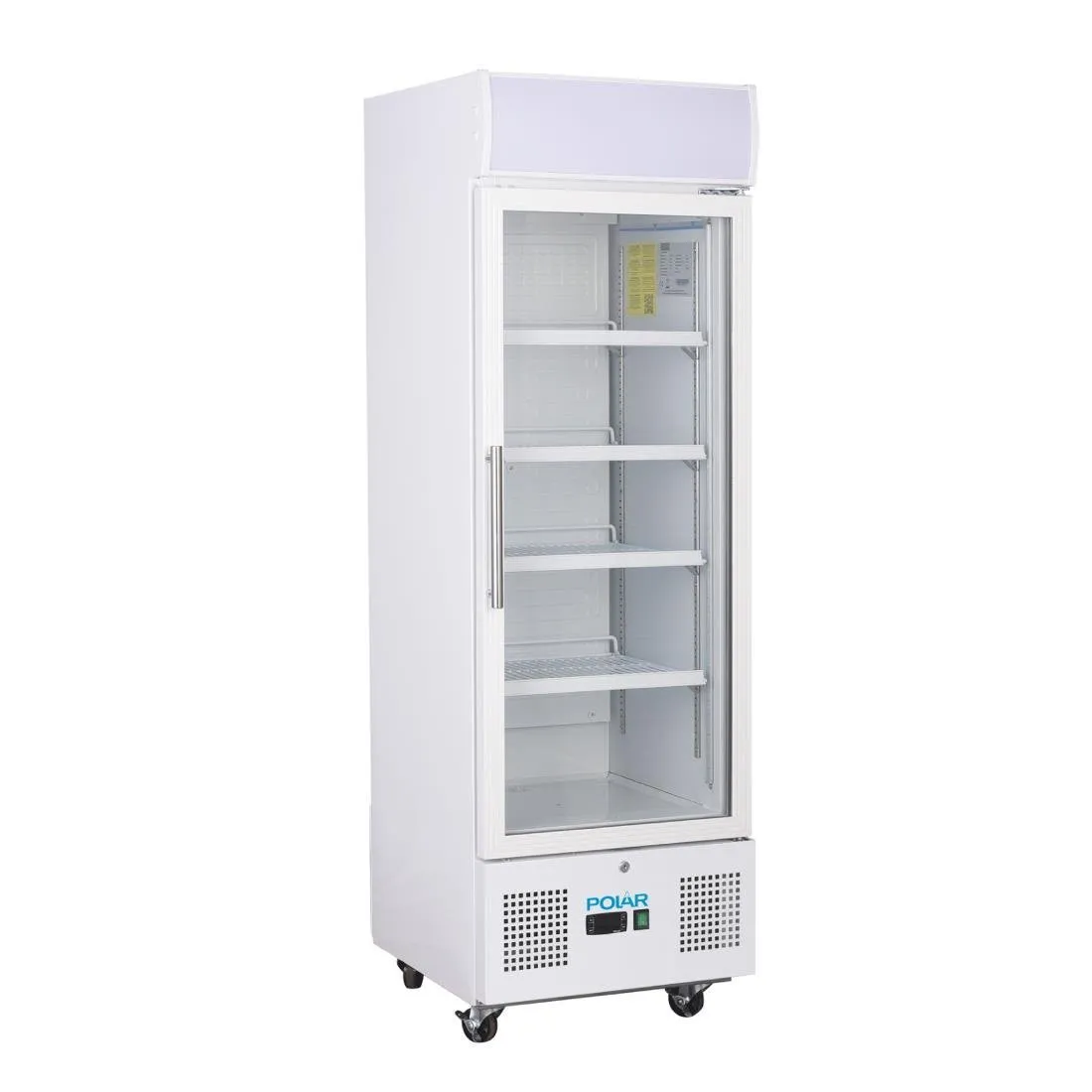 Kühlschrank mit weißer Frontscheibe Serie G - 218 L