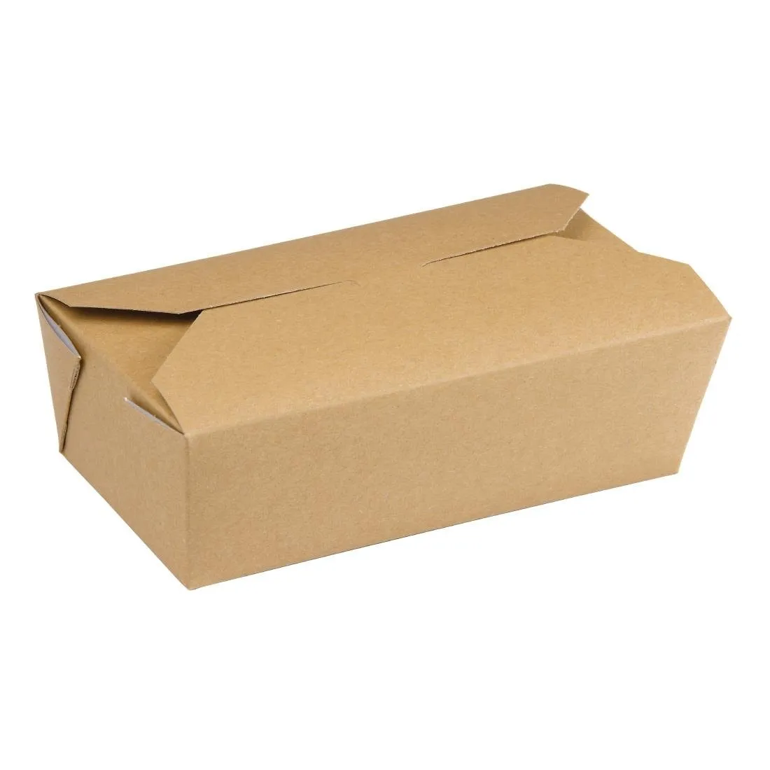 Rechteckige Lebensmittelkartons aus Kraftpapier - 985 ml - Packung mit 250 Stück