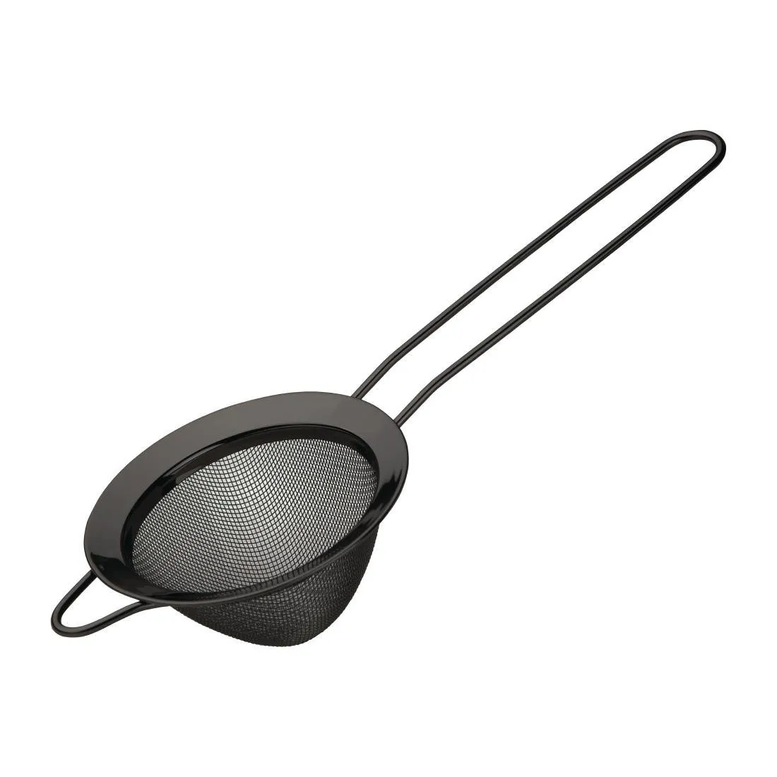 Sieb aus emailliertem Titan-Grau