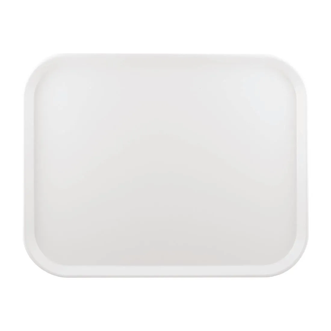 Serviertablett aus Polyester America 460x360mm Weiß