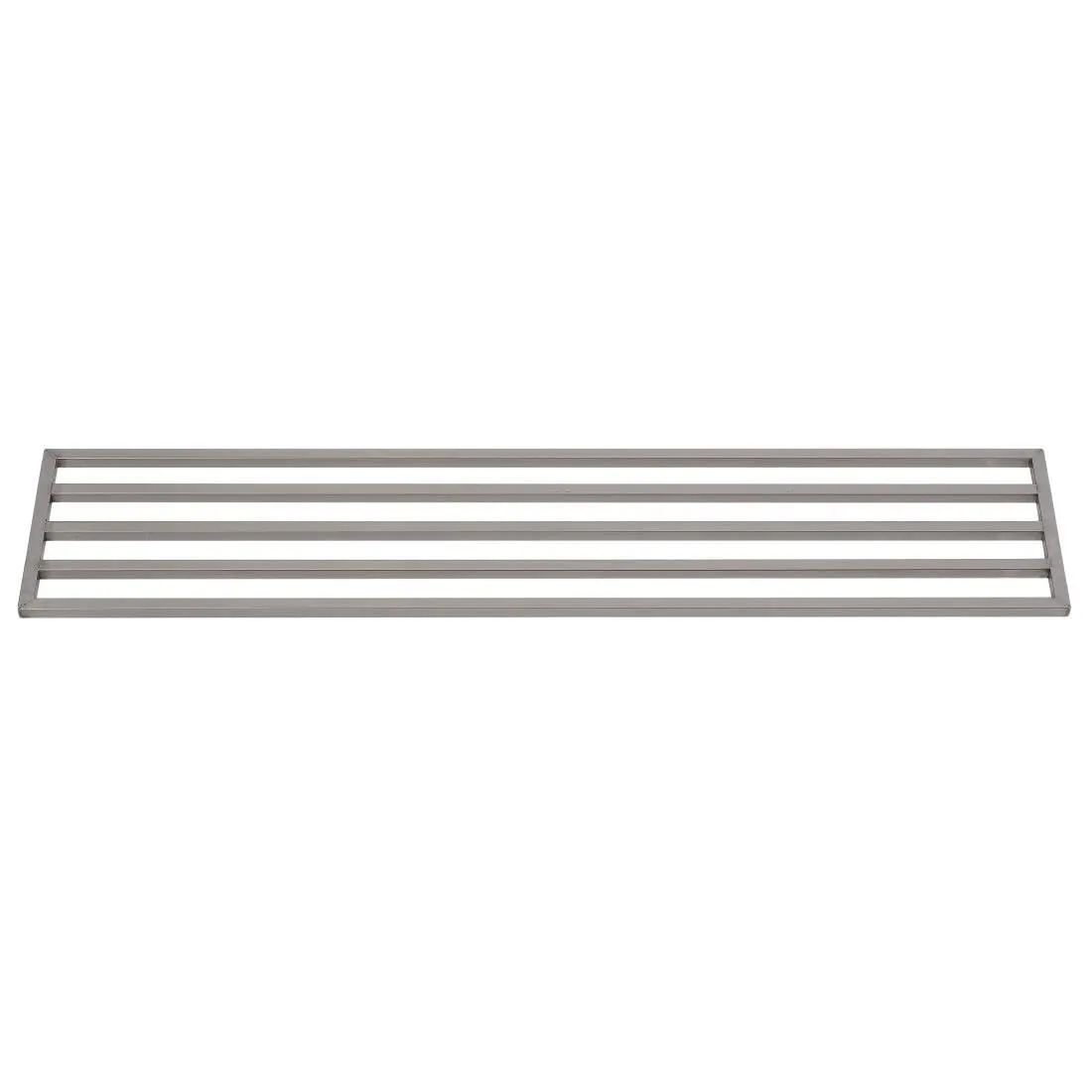 Wandregal aus Edelstahl mit Lochmuster - L 1600mm x 400 mm