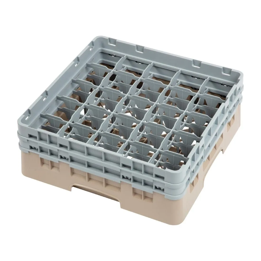 Gläserkorb 25 Fächer Camrack Beige Höhe - L 500 x T 500 mm