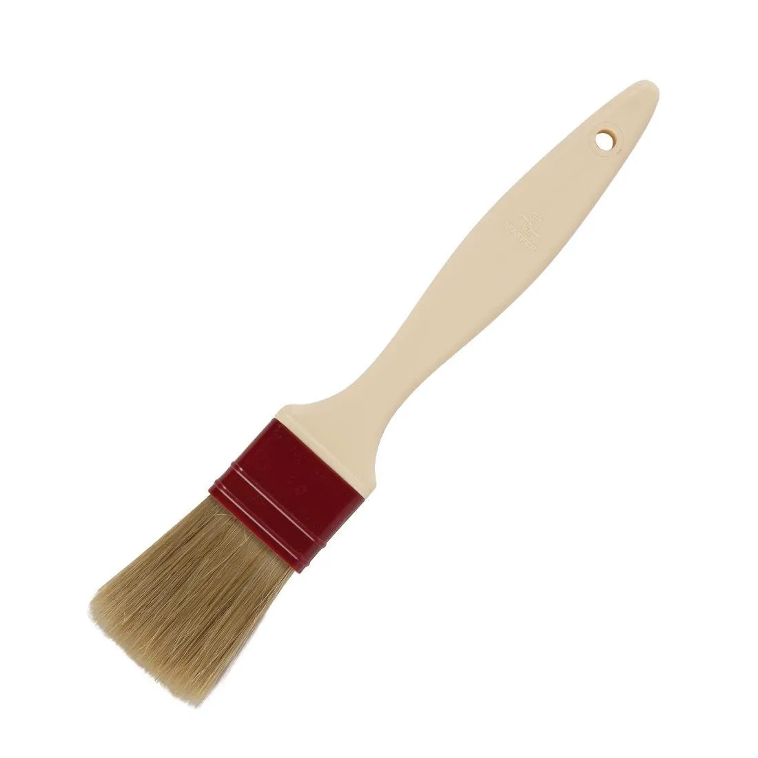 Flacher Backpinsel aus Naturborsten - 40 mm