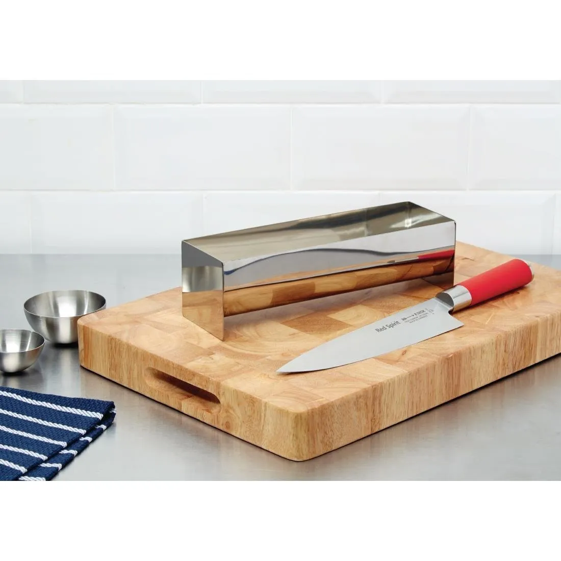 Terrinenform aus Edelstahl U-Form - 260mm