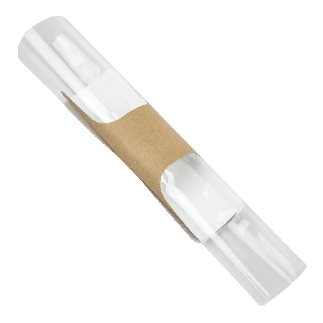 Recycelbare Kraft-Baguettebeutel mit Clipverschluss - Set von 500