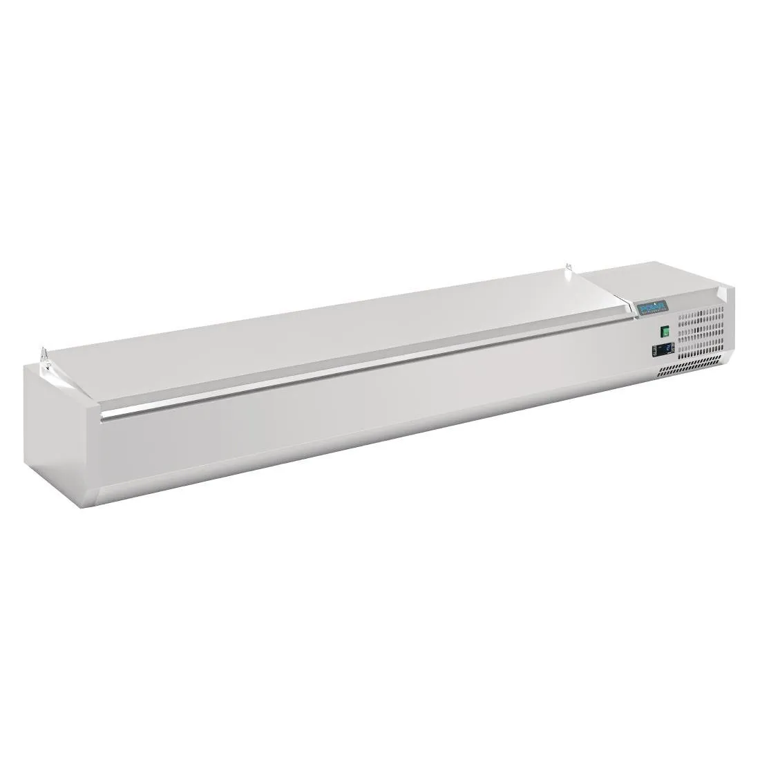 Saladette zum Aufstellen mit Deckel Serie G - 10 x GN 1/4