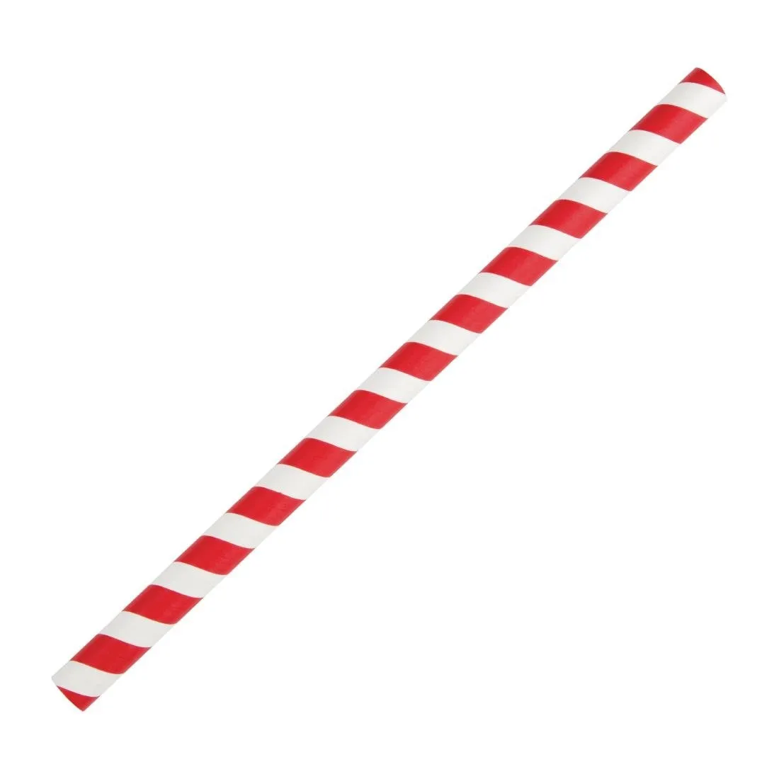 Strohhalme für Smoothies aus Papier - Rot - L 210mm - Packung mit 250