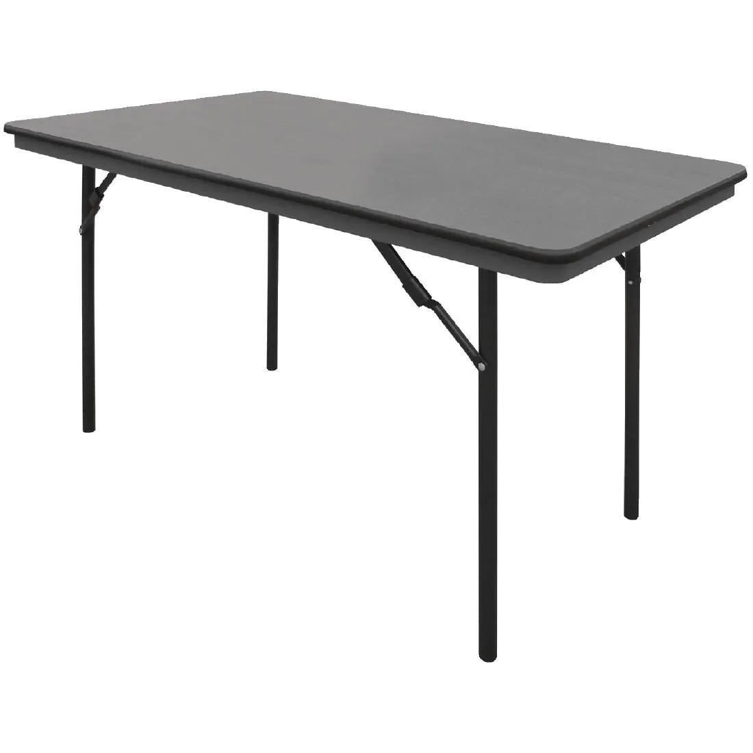 Rechteckiger klappbarer grauer Tisch aus ABS - 1220 mm