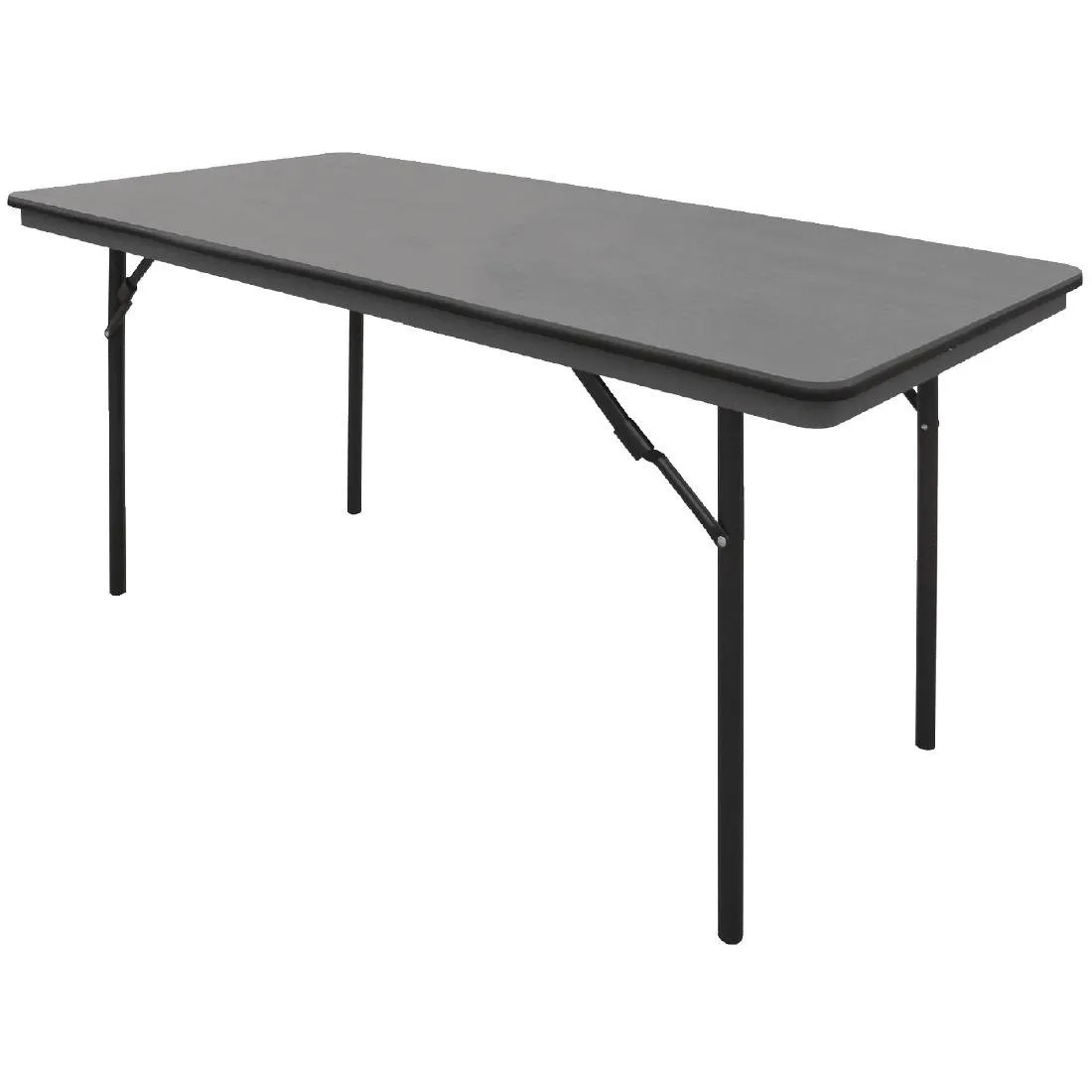 Rechteckiger klappbarer grauer Tisch aus ABS - 1520 mm