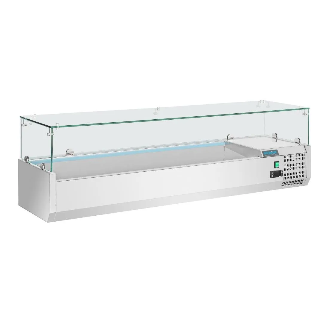 Kühlvitrine für Zutaten 5x GN 1/3 und 1x GN 1/2 Serie G