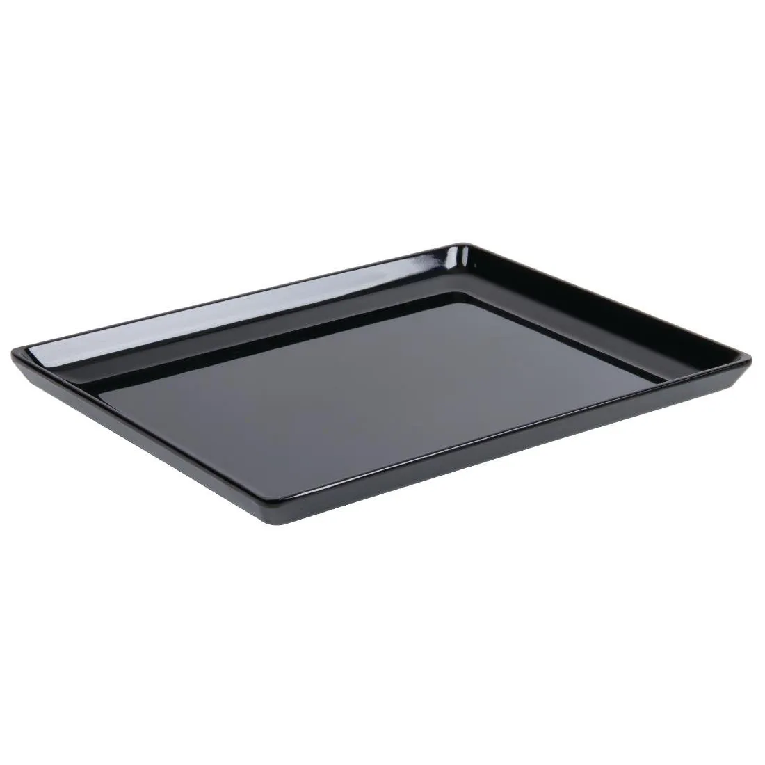 Tablett aus schwarzem Melamin GN1/1