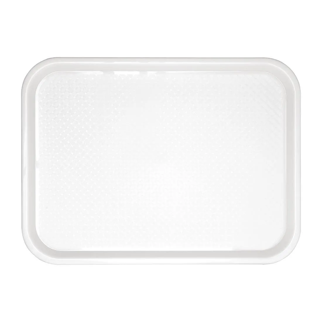 Tablett Fast-Food aus Kunststoff Weiß 345 x 265 mm