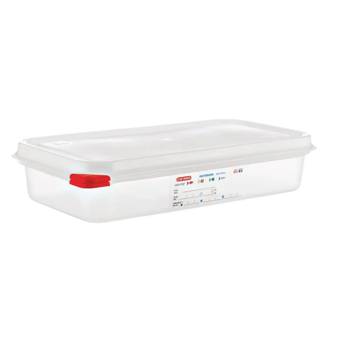 Lebensmittelbehälter GN1/3 - 2,5L - Packung mit 4