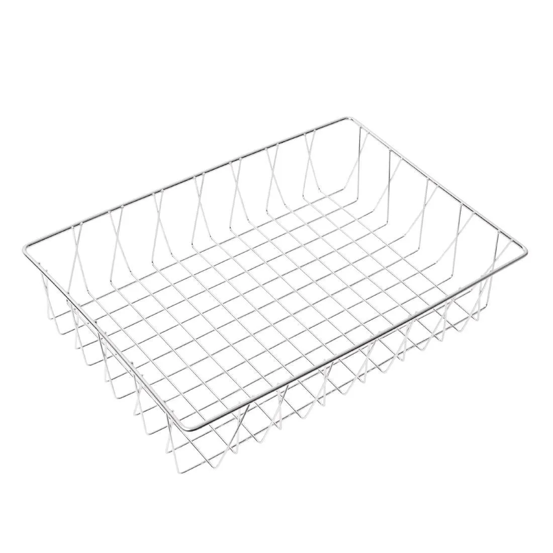 Präsentationskorb aus Edelstahl 450 x 300 x 100 mm