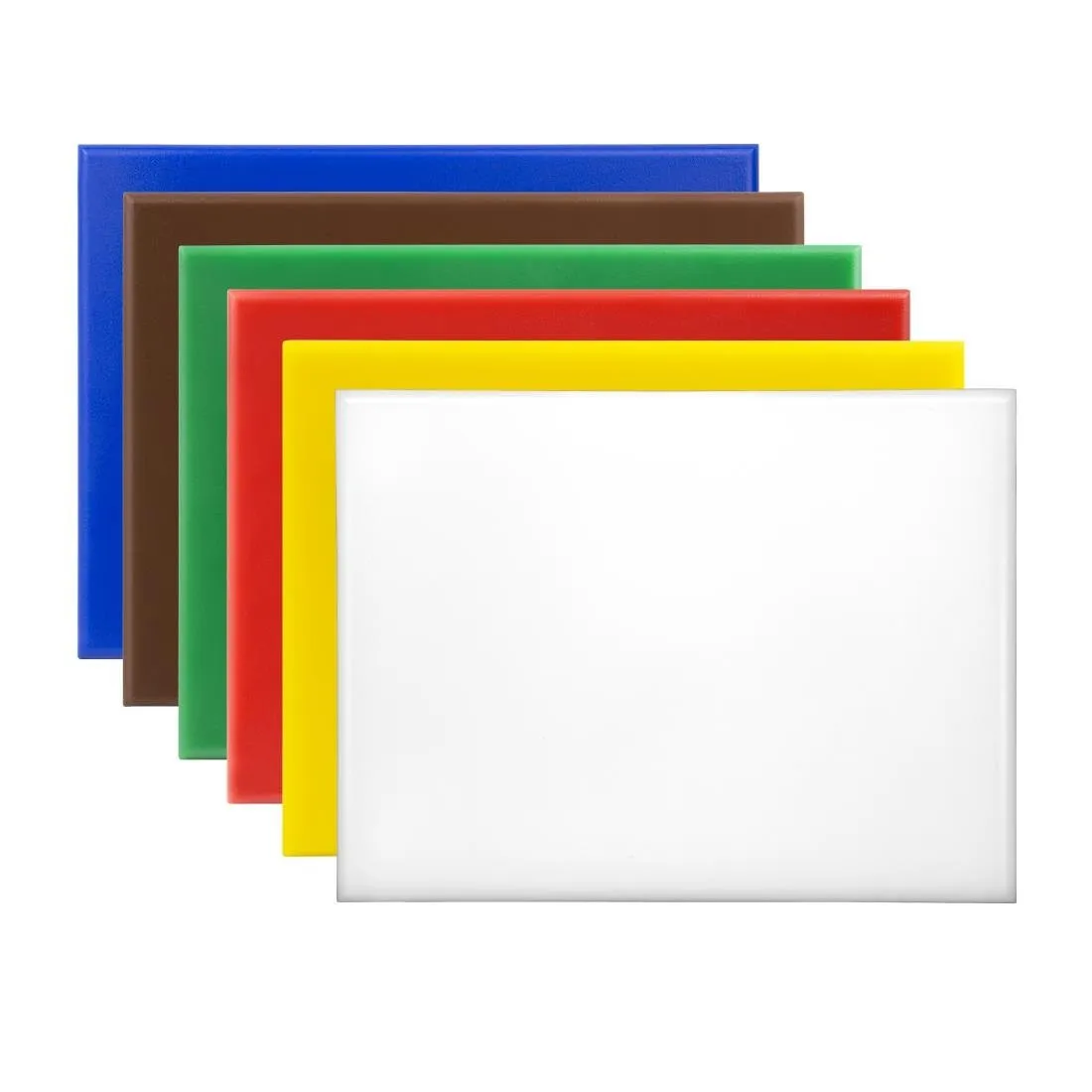 Kleine Schneidebretter - 300 x 255 mm - Dicke 12 mm - Set mit 6