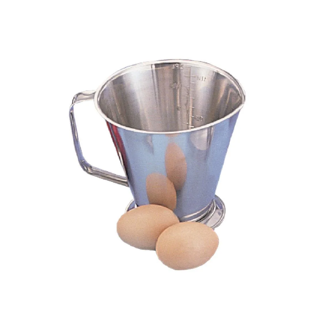 Messbecher aus Edelstahl 1,1L