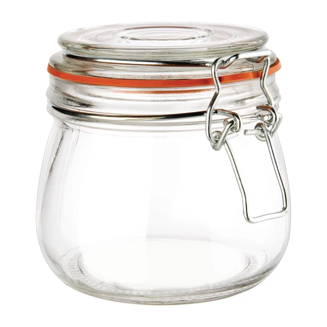 Einmachglas mit Clip 500ml