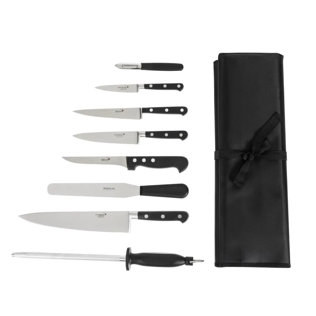 Gemeinsam 8 Messer mit Etui