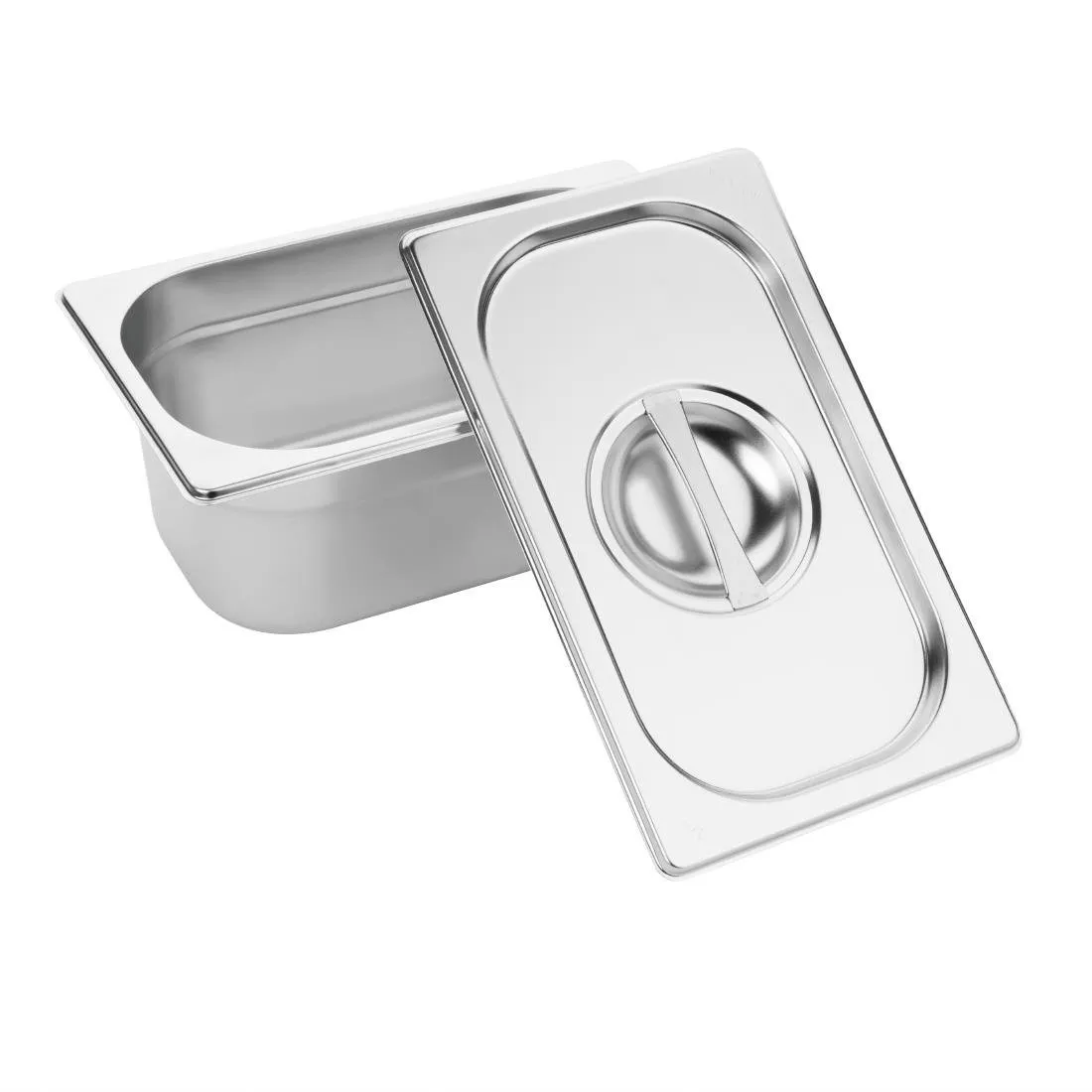 Behälter und Deckel GN1/9 - H 100 mm - Set mit 6