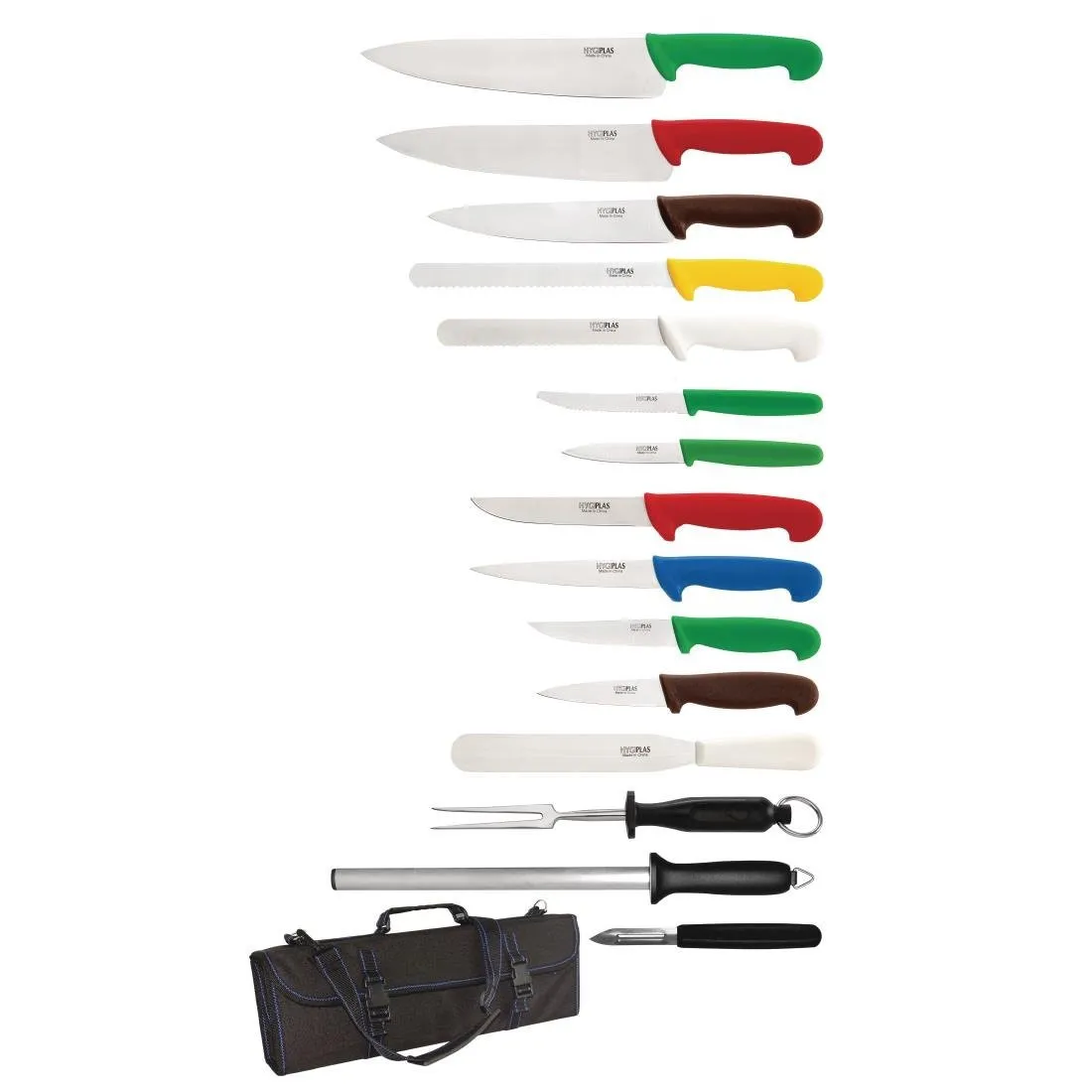 Komplettes Messerset - 15 Teile