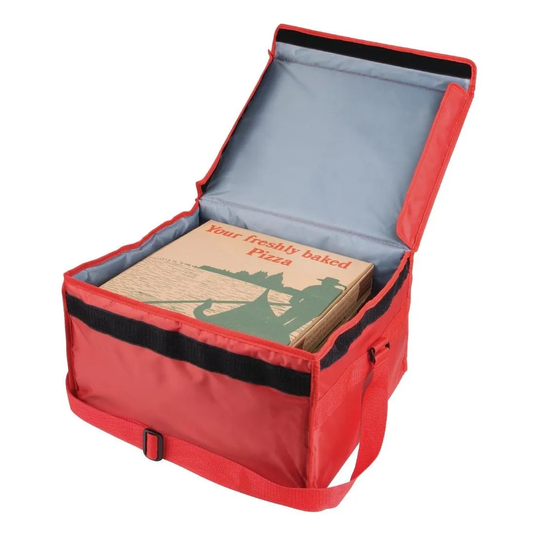 Große isolierte Pizza-Liefertragetasche aus Nylon