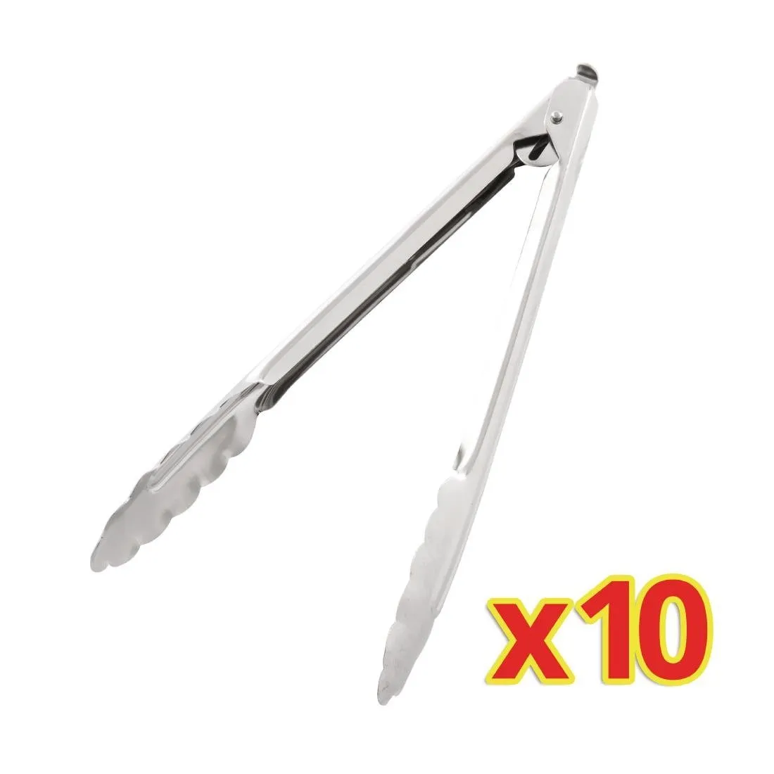 - Set von 10 Servierzangen 25,5 cm