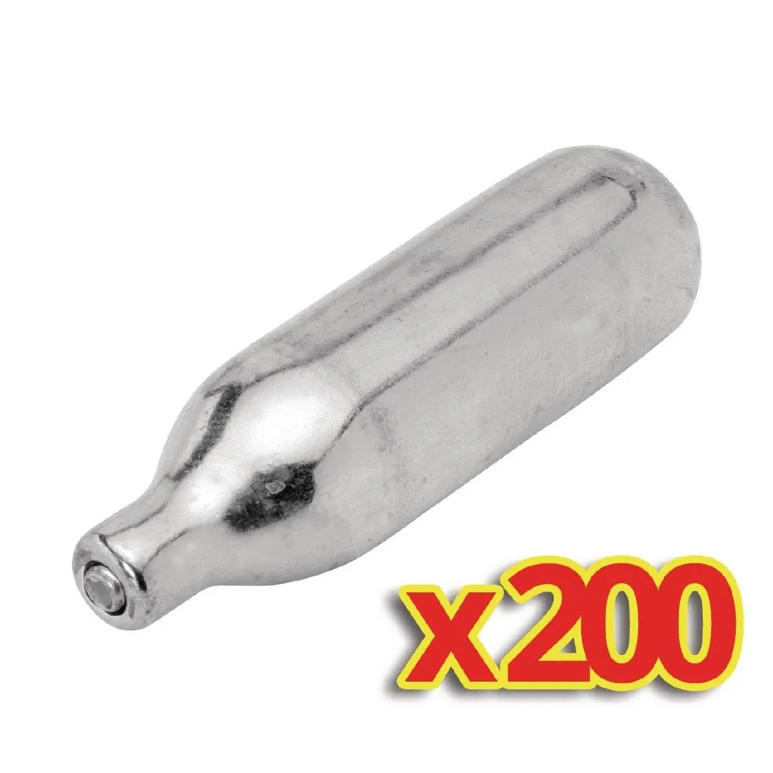 - Pack mit 200 Kapseln für Sahnesiphon