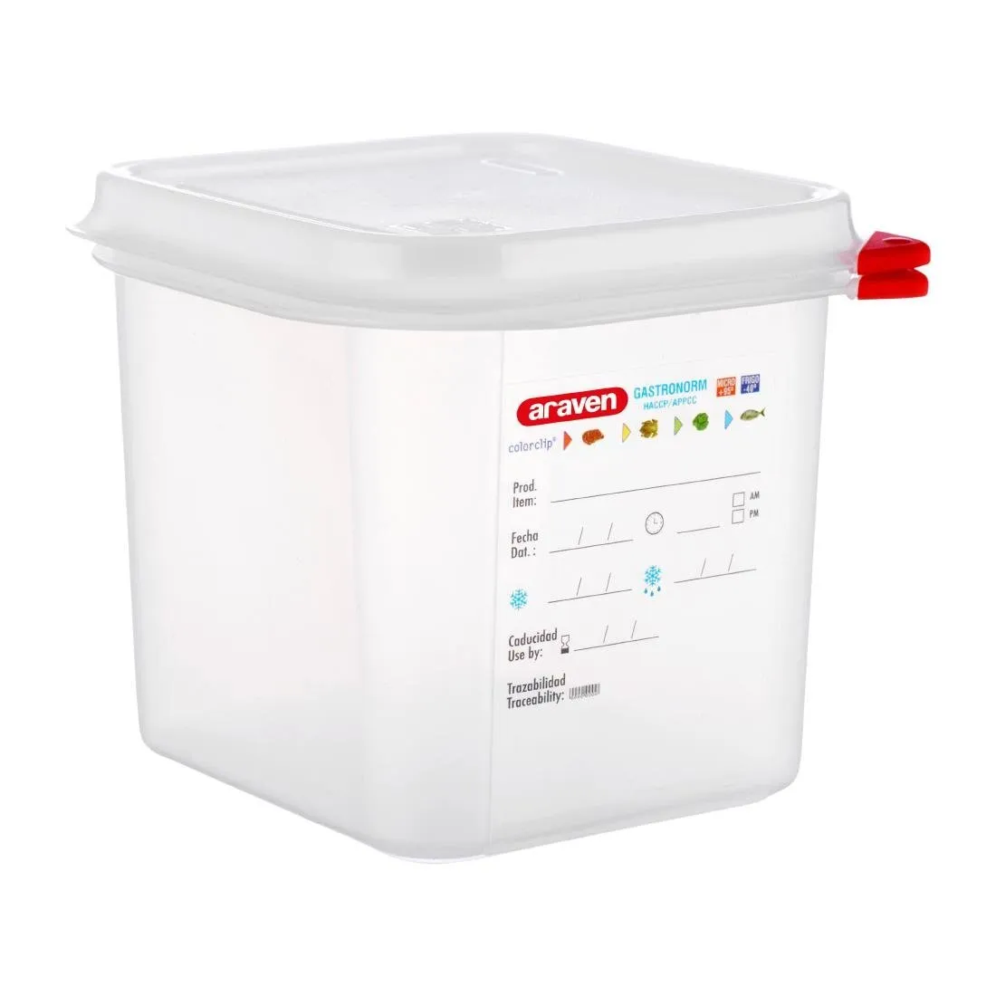 Lebensmittelbehälter GN 1/6 2,6L - Packung mit 4