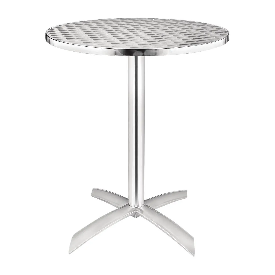 Tisch mit klappbarem Holzplatte Ø 60 cm