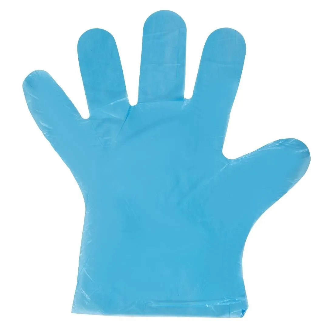 Blaue Einweghandschuhe - Packung mit 100
