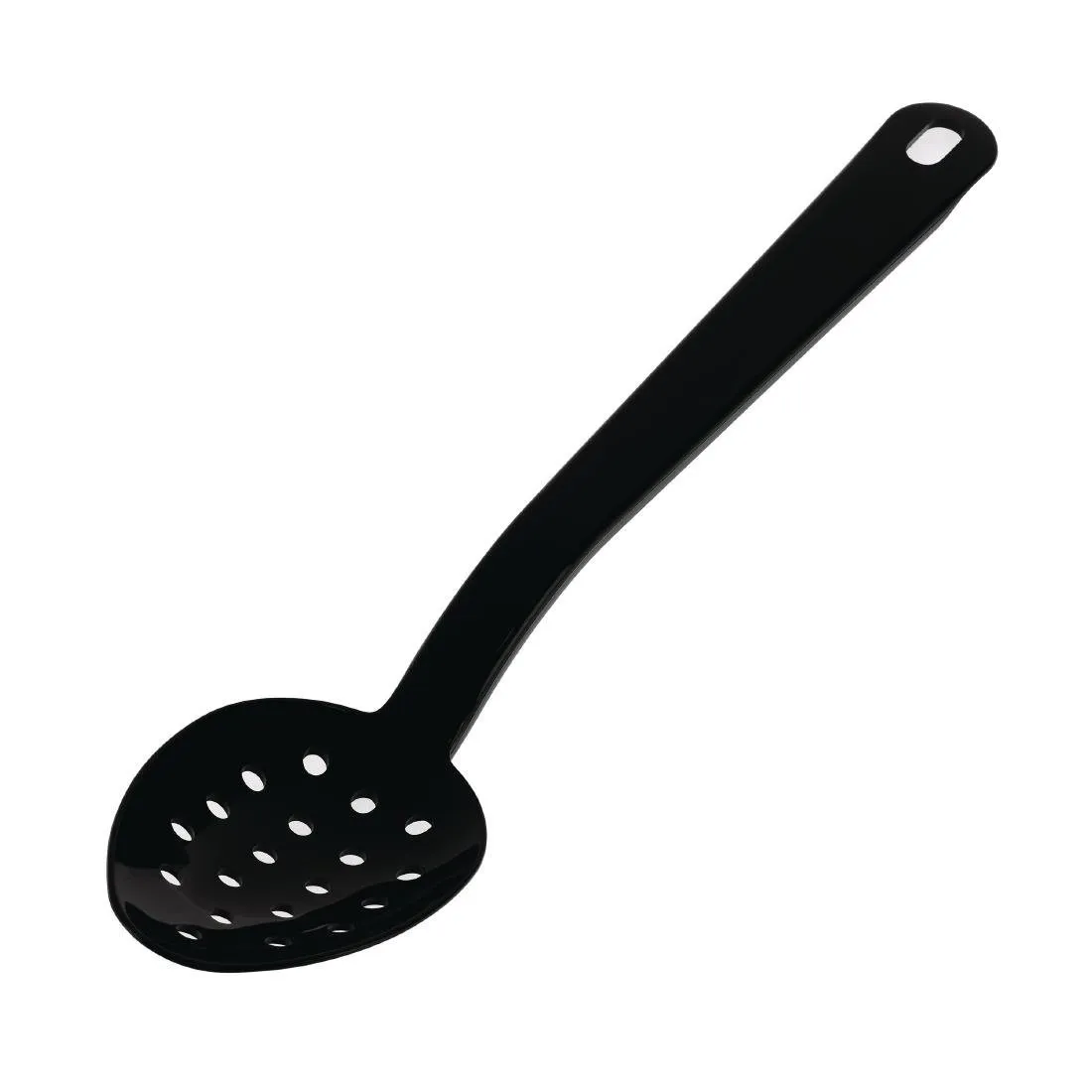 Durchlöcherter Servierlöffel Schwarz 270 mm