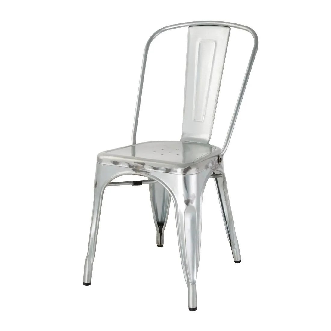 Bistrostühle aus Stahl - Set von 4