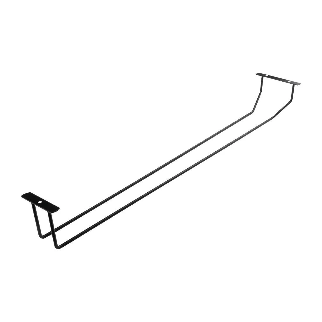 Schwarzer Stielglasständer 610 mm