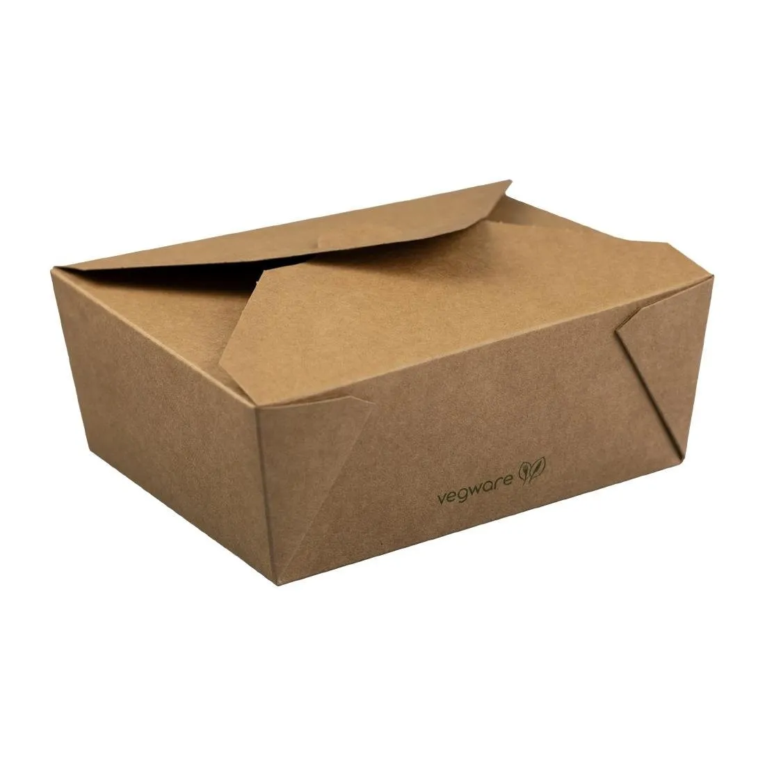 Kompostierbare Karton-Lebensmittelboxen Nr. 3 1800 ml - Packung mit 180