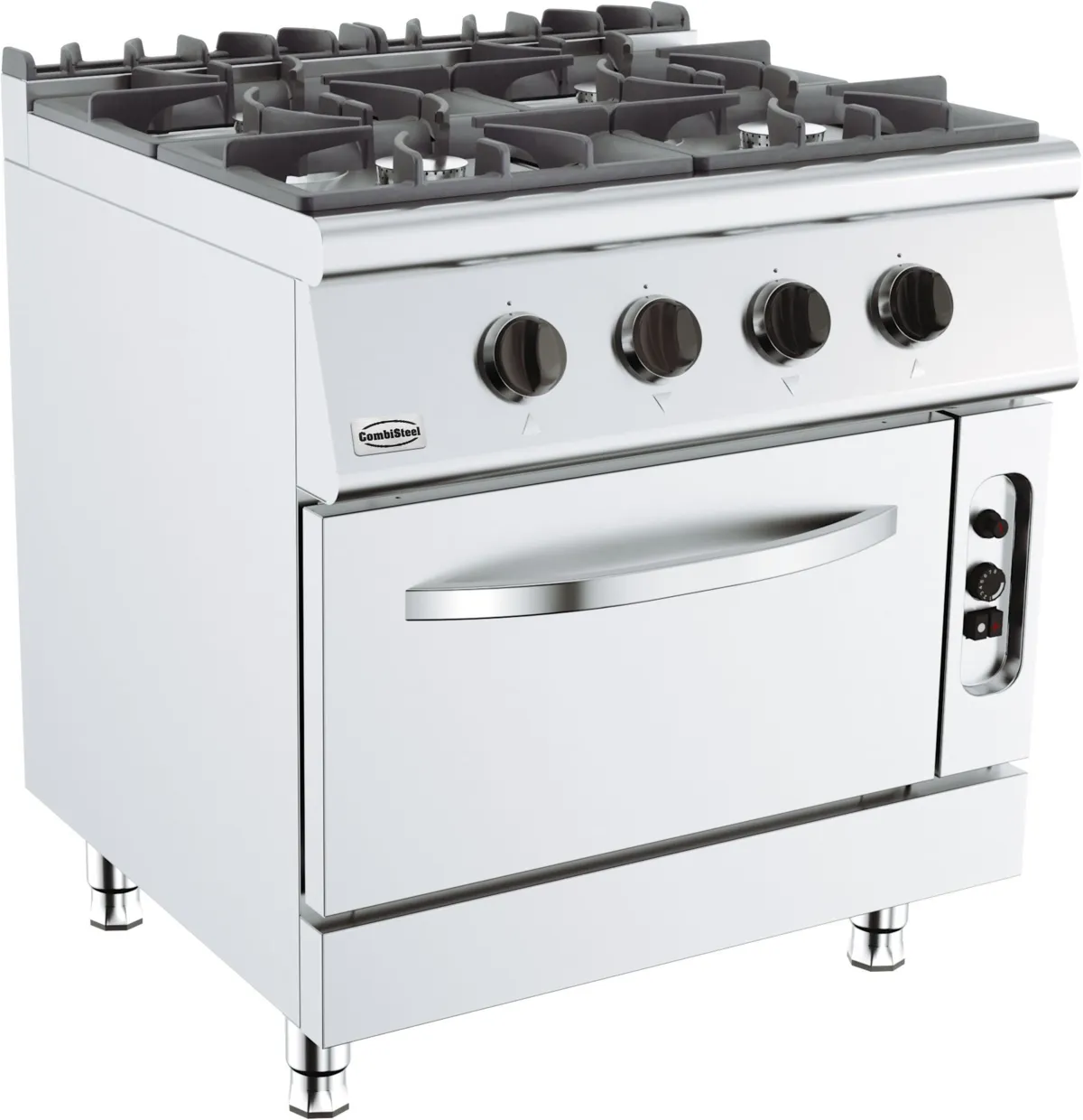 Professioneller 700er Gasherd - 4 Brenner