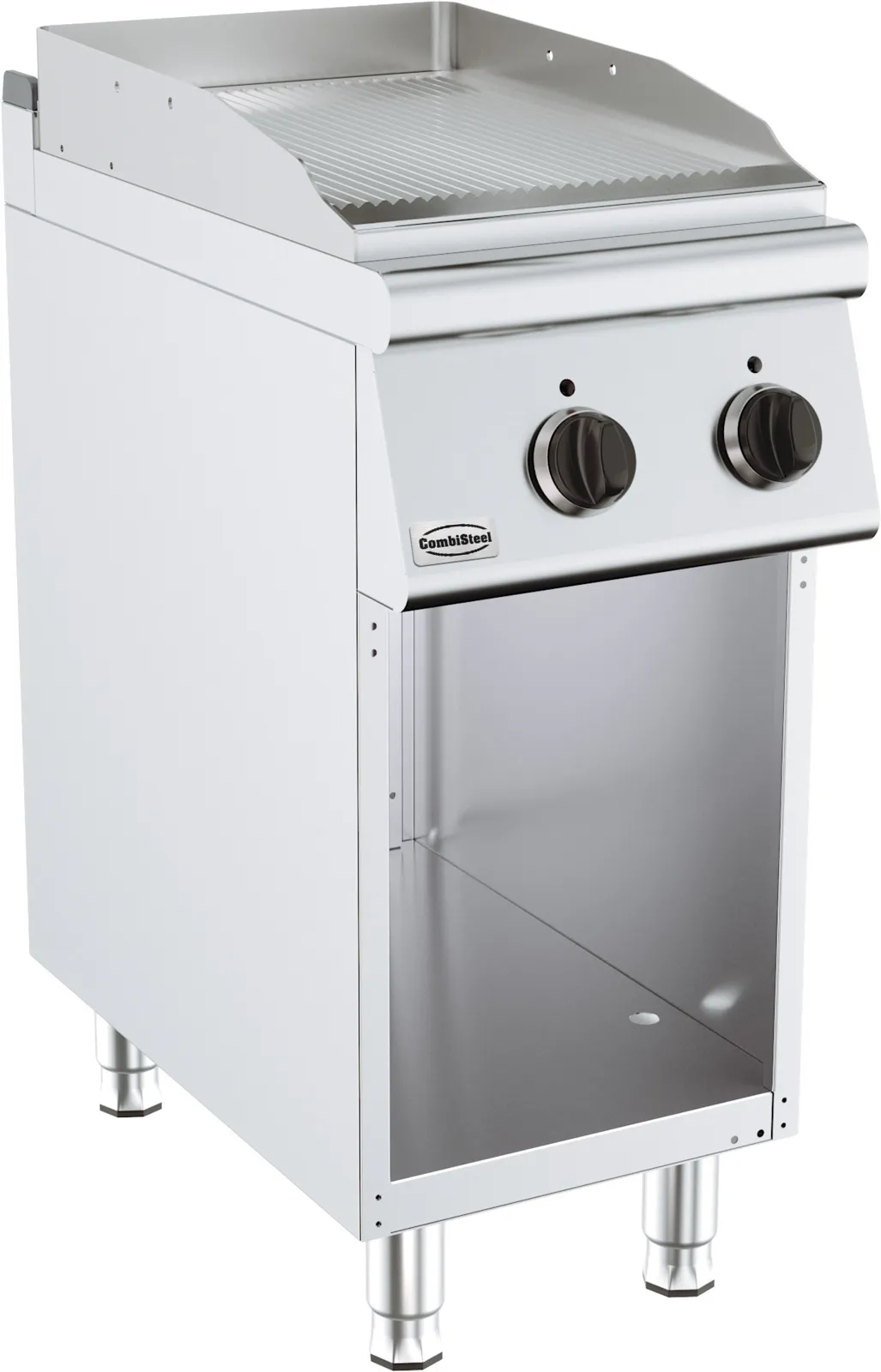 Elektrische gerillte Plancha auf Schrank - Serie 700