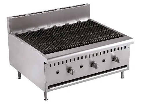 Grill mit Lavastein - 915 x 800 mm
