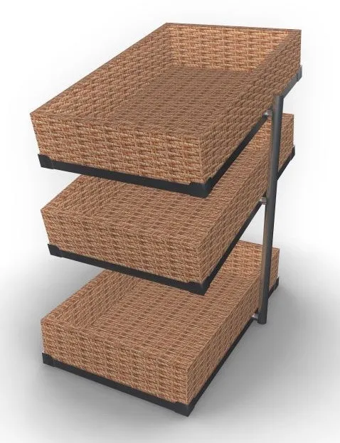 Brotkorb 3 Etagen GN 1/1 - B 335 x T 620 mm