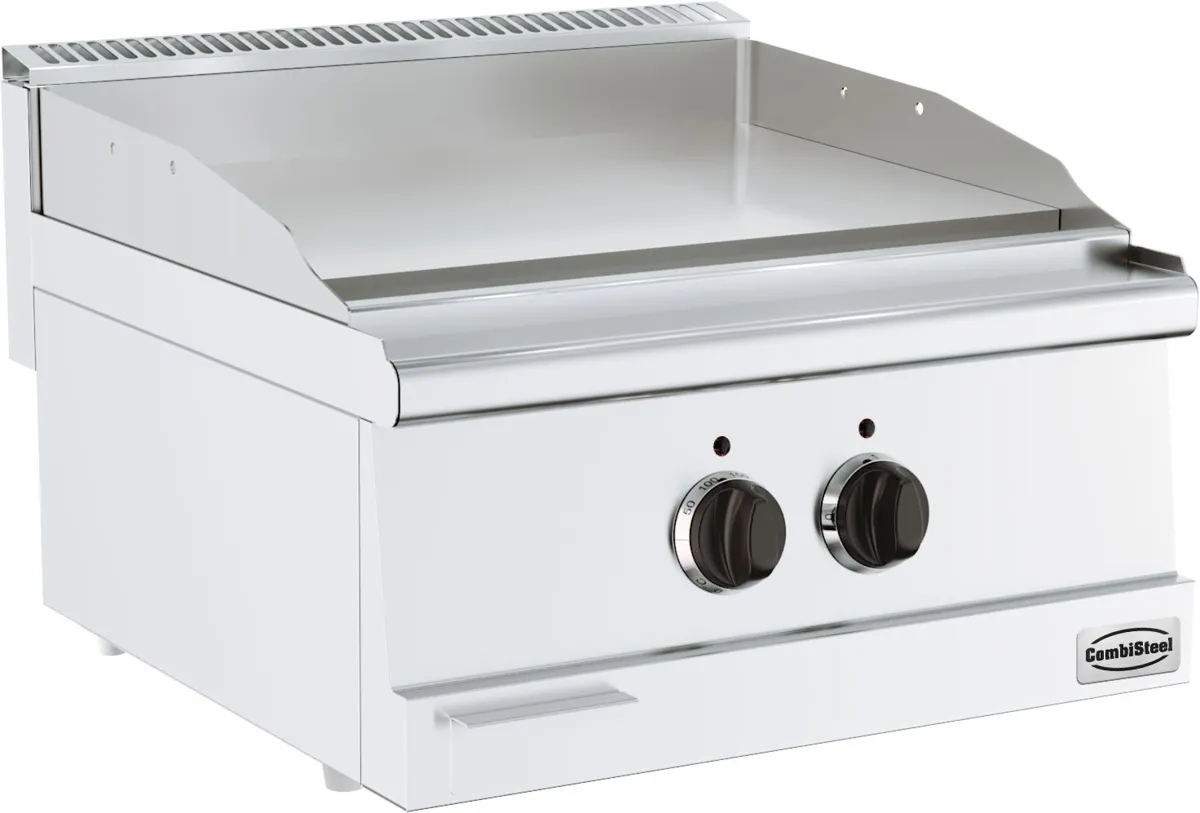 Elektrische Chrom-Tischgrillplatte - 600 - 6000 W