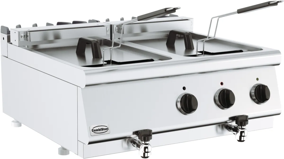 Elektrische Tischfritteuse - 700 - 2 x 10 L