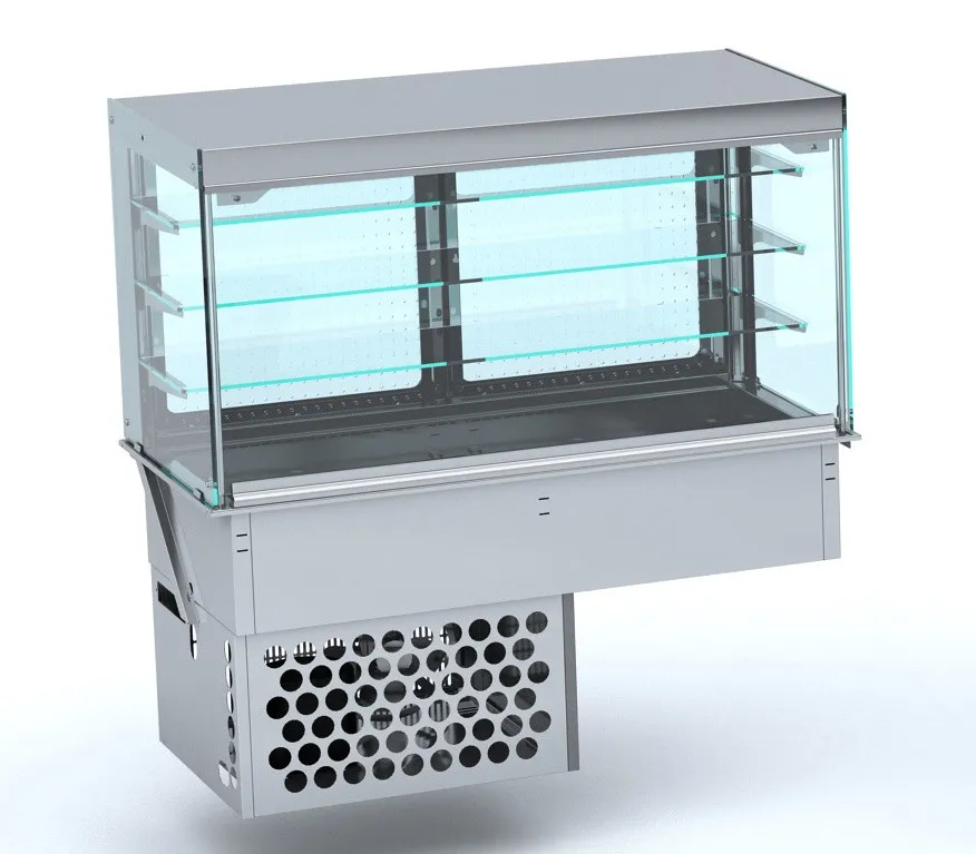 Wandkühlvitrine Drop-In - L 1440 x T 720 mm