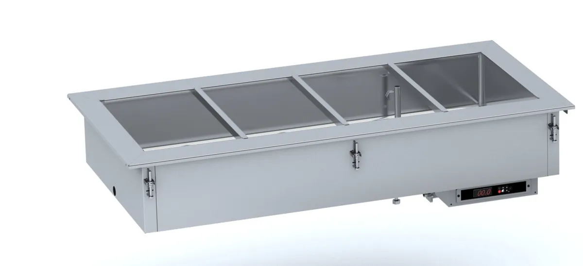 Bain-Marie Drop-In mit manueller Wasserbefüllung - GN 1/1