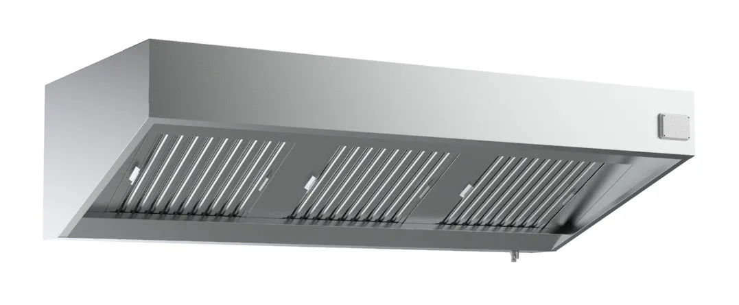 Komplette Wandhaube - 1600 mm - Mit Motor, LED und Drehzahlregler