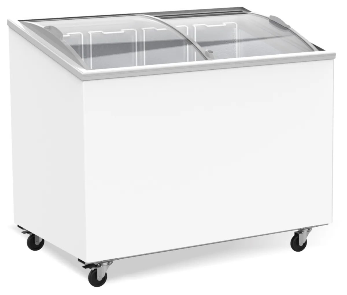 Gefriertruhe mit Glasdeckel - 297 L
