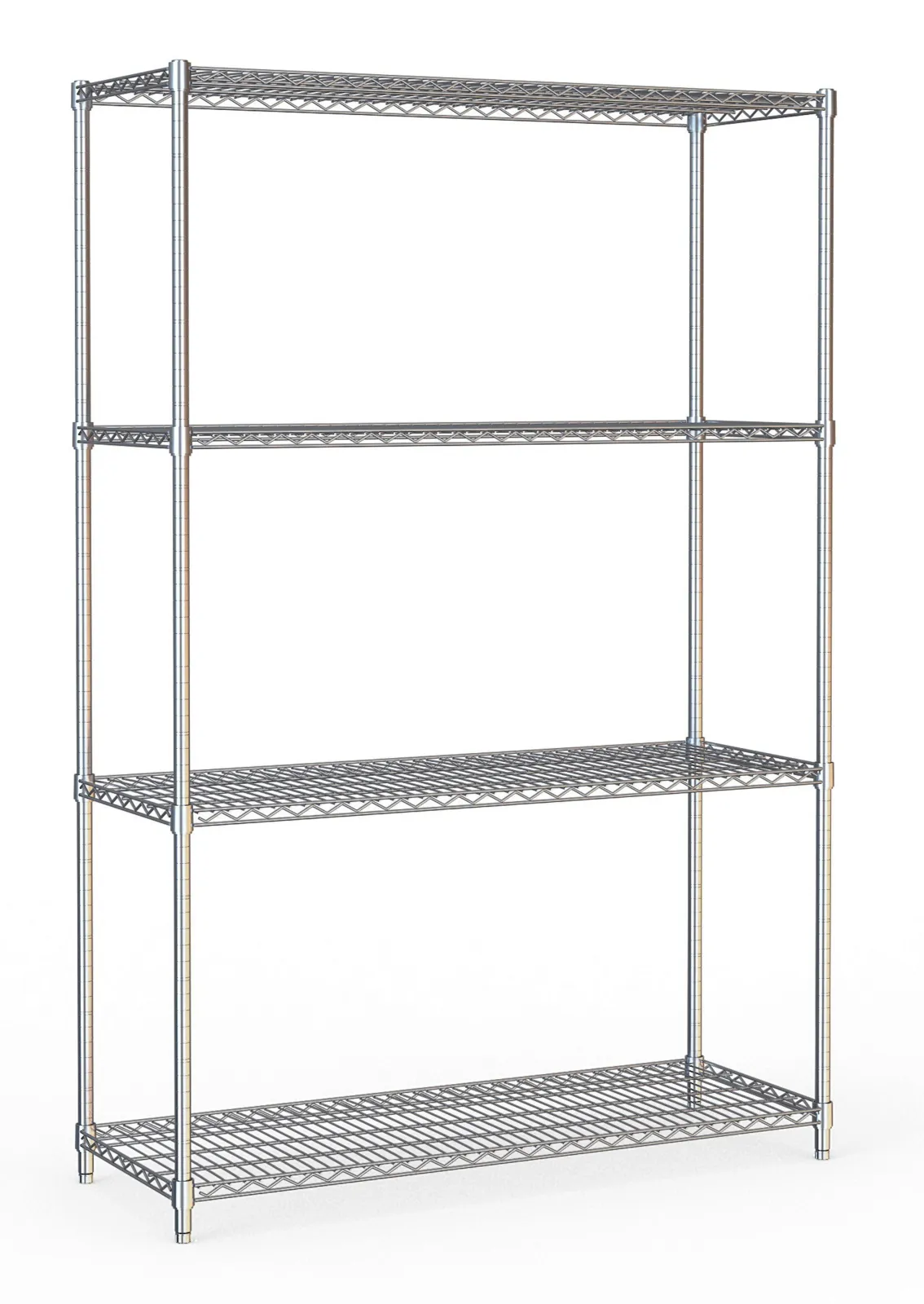 Abnehmbares Regal 4 Ebenen - L 1200 x T 450 mm
