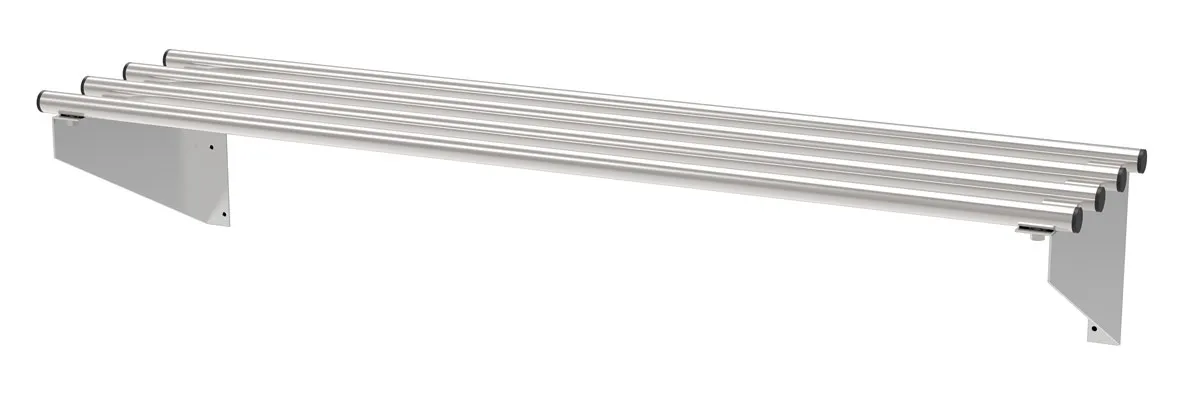 Gitterwandregal mit Winkeln - L 1500 x T 300 mm