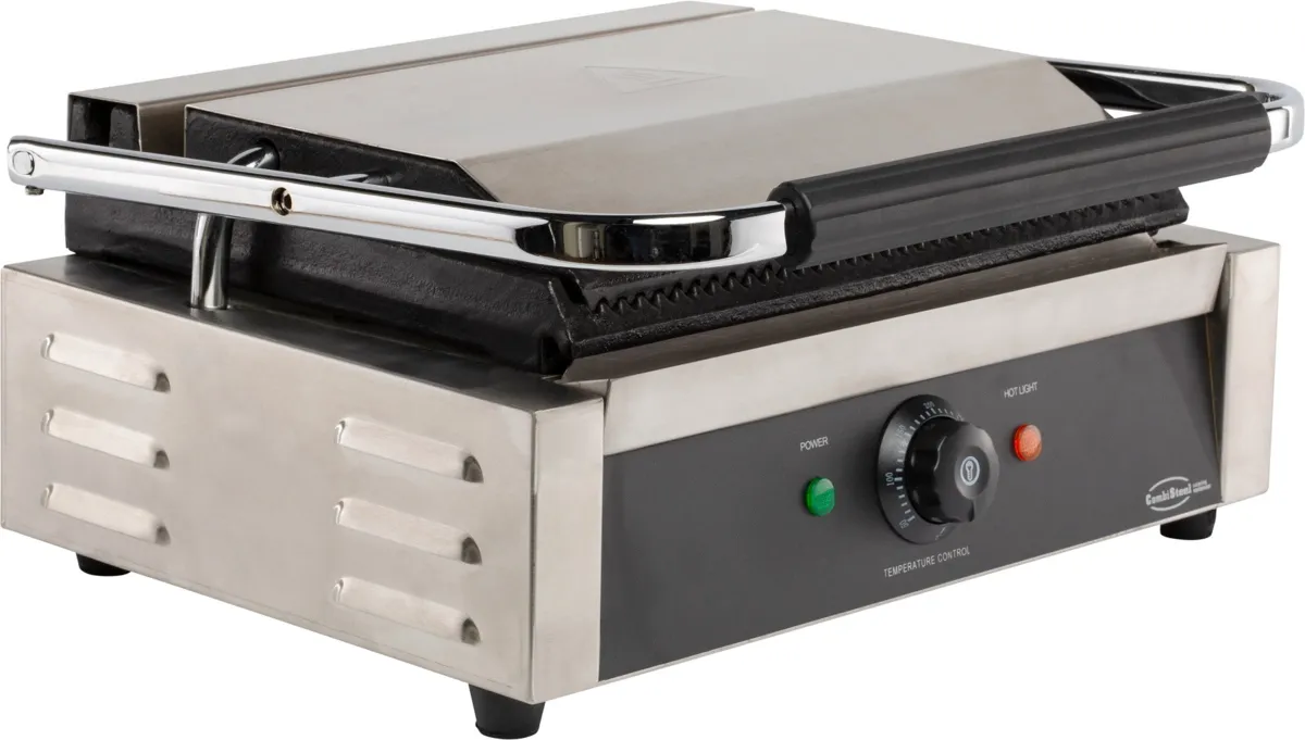 Grill Panini mit einfachem Kontakt - Gerillte Platten
