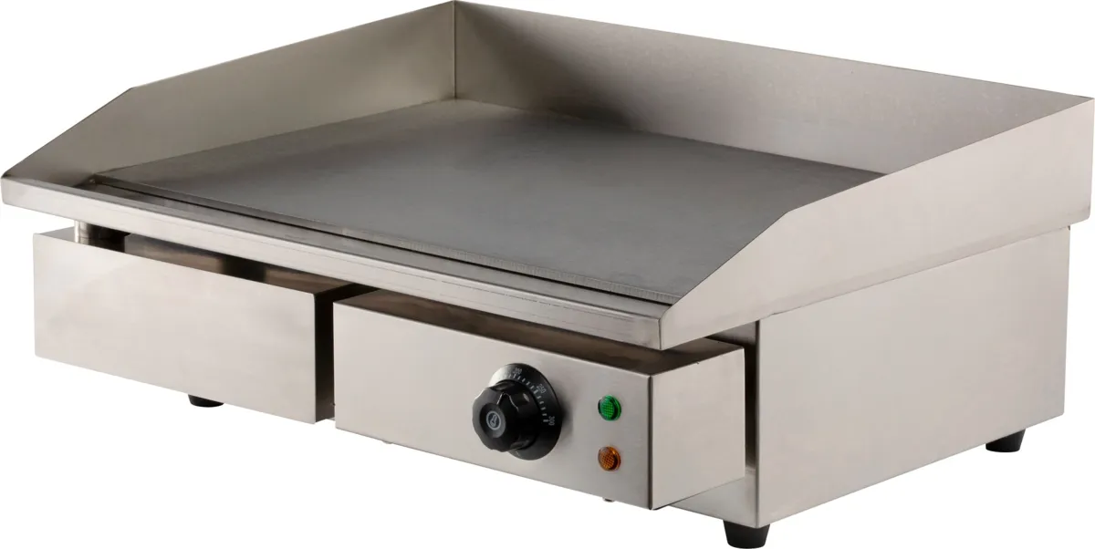 Elektrische Glatte Grillplatte - 550 mm