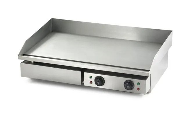 Elektrische Glatte Grillplatte - 730 mm